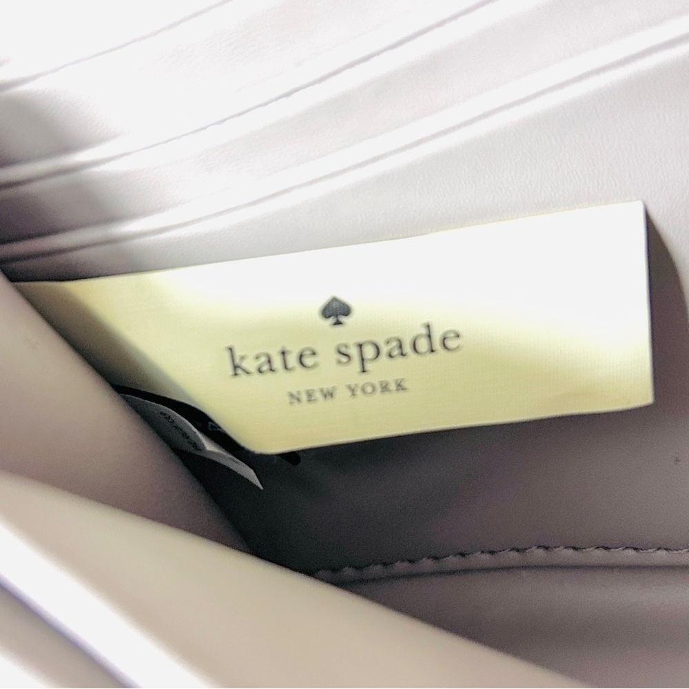 kate spade taupe owl crossbody with gold and cream accents - Picture 9 of 14